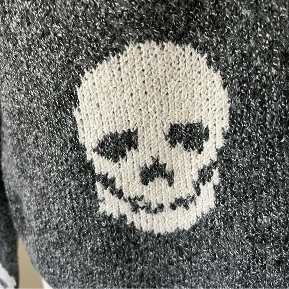 Pink Rose Skeleton Sweater Size S - Picture 2 of 5